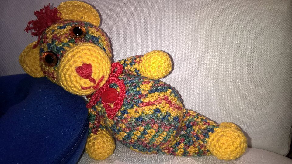 Häkelanleitung für mein kleines Bärli ca. 20 cm groß