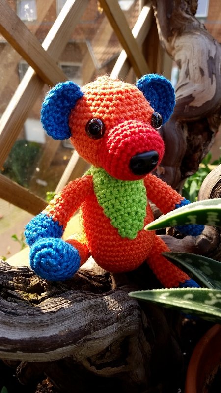 Häkelanleitung für mein kleines Bärli ca. 20 cm groß