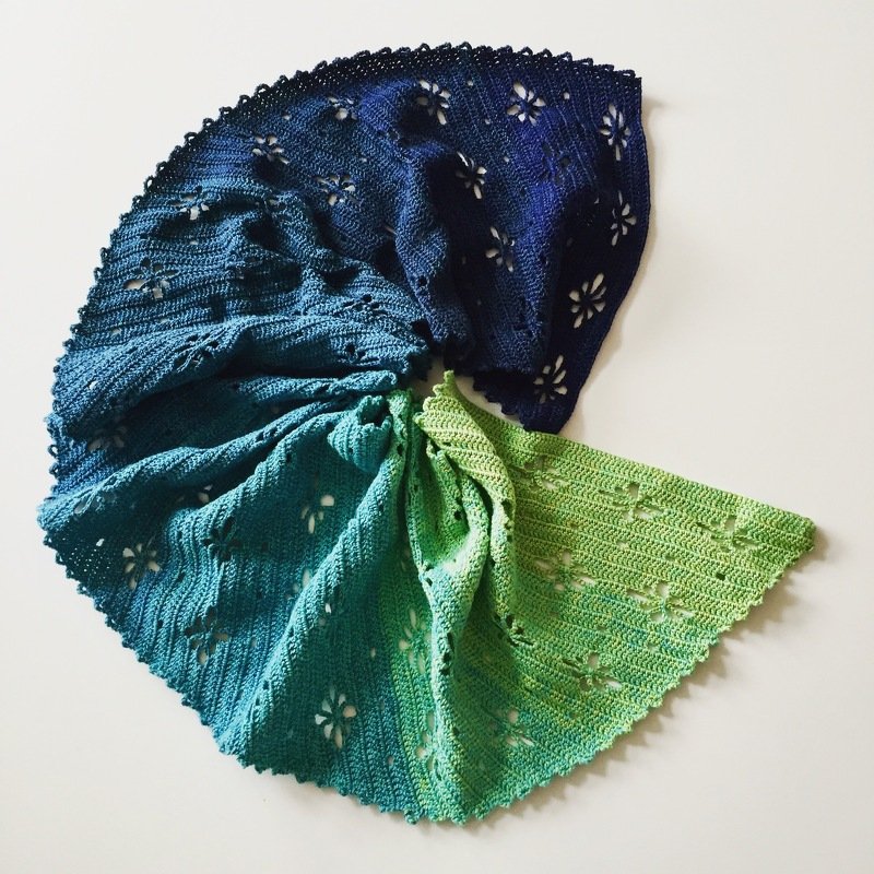 Häkelanleitung Schal Stola Peara