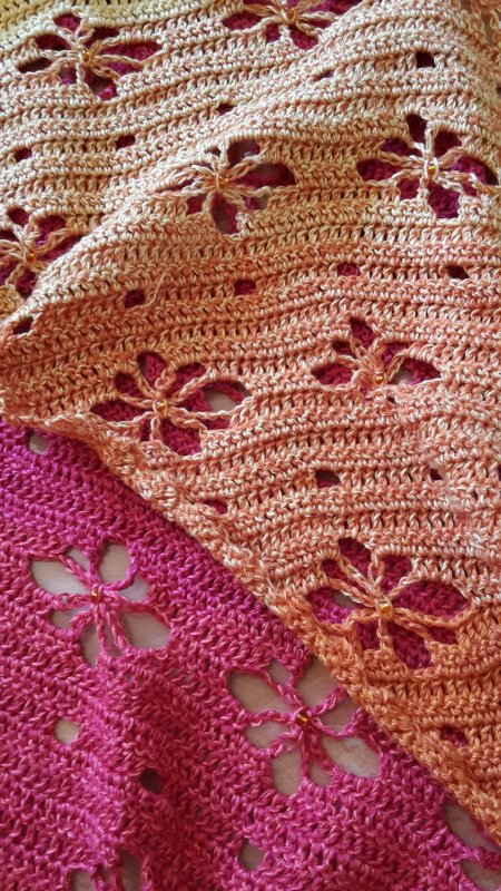 Häkelanleitung Schal Stola Peara