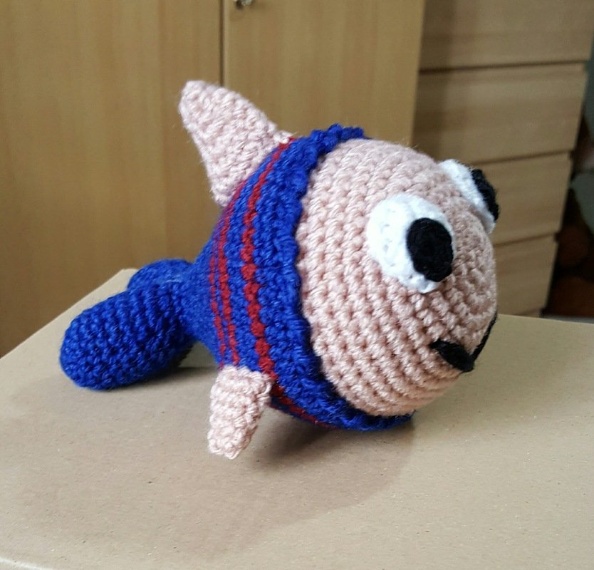 Pünktchen der Fisch -- Häkelanleitung von / Haekelkeks®