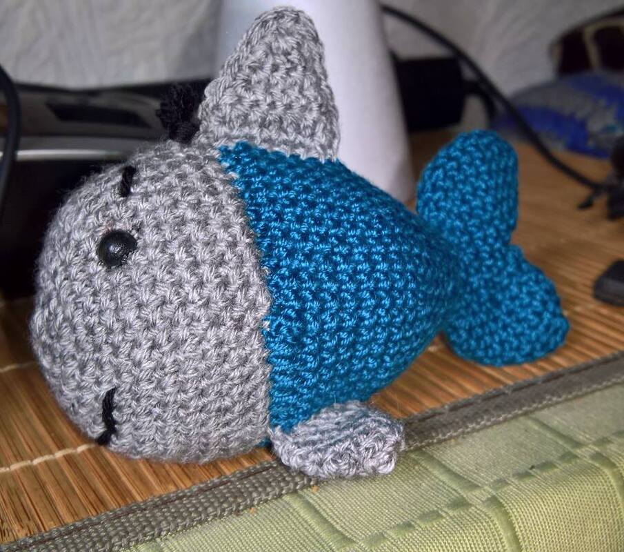 Pünktchen der Fisch -- Häkelanleitung von / Haekelkeks®