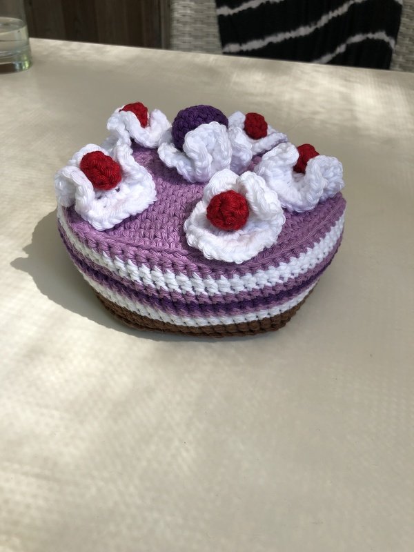 Häkelanleitung Torte / Kuchen