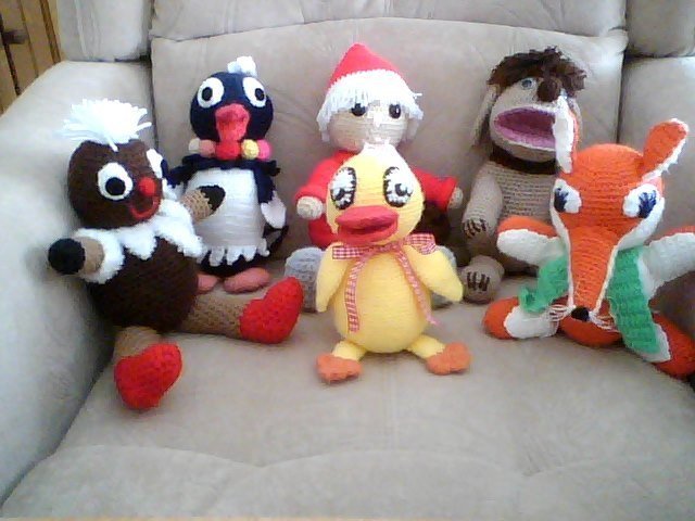 Häkelanleitung Familie Kürbiskopf