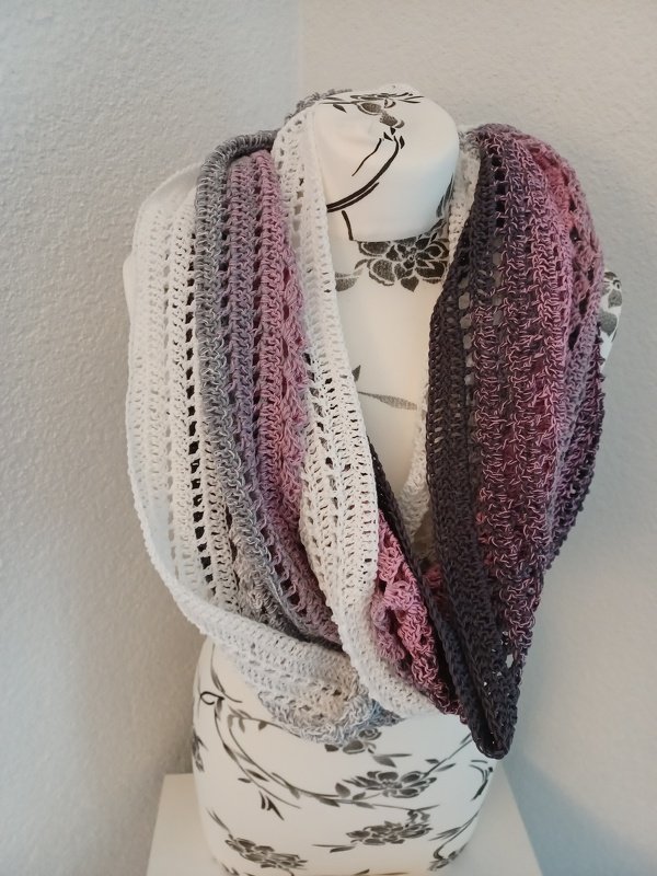 Häkelanleitung Loop Pelargonia