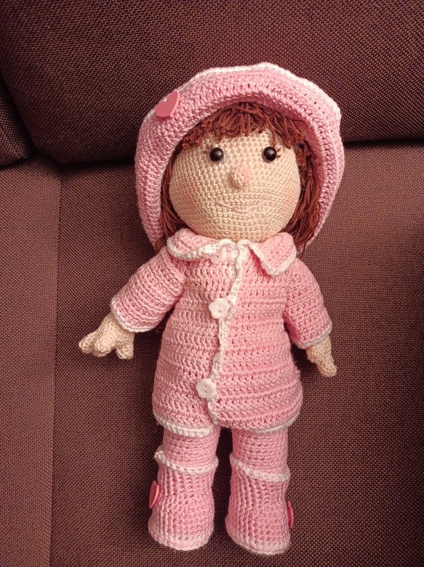 Häkelanleitung Puppenkleidung, für Meti Matschhose