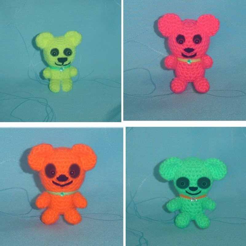 Häkelanleitung für das Amigurumi Bärchen "Mrs. Pink"