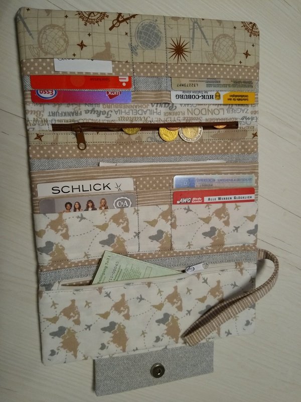 Lee Geldbörse Ebook Portmonee PDF-Datei "Nähen ohne Schnittmusterausdruck" Handmade with Love von firstloungeberlin