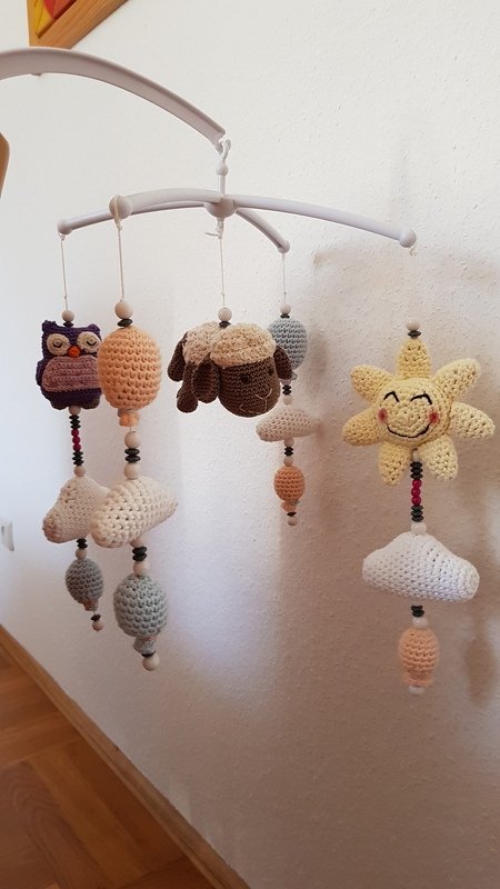 Häkelanleitung Babys Mobile
