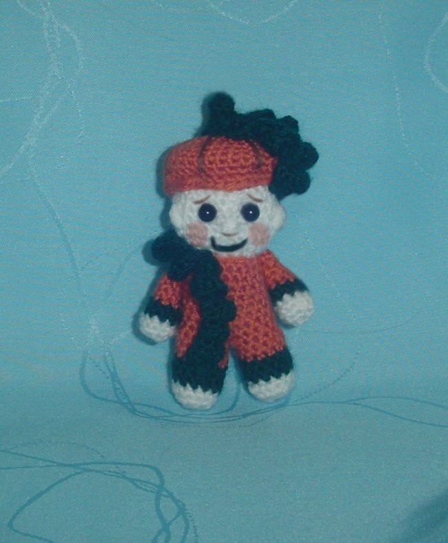 Anleitung für das Amigurumi Püppchen &quot;Kürbis Karl&quot;