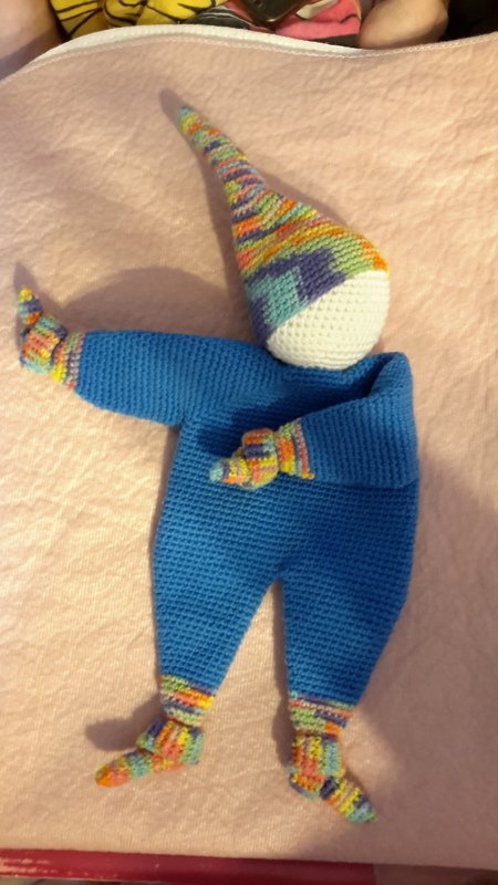 Häkelanleitung, 'Knuddelchen' Schmusepüppchen für kleine Zwerge