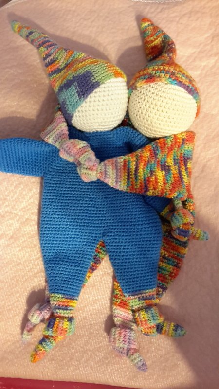 Häkelanleitung, 'Knuddelchen' Schmusepüppchen für kleine Zwerge