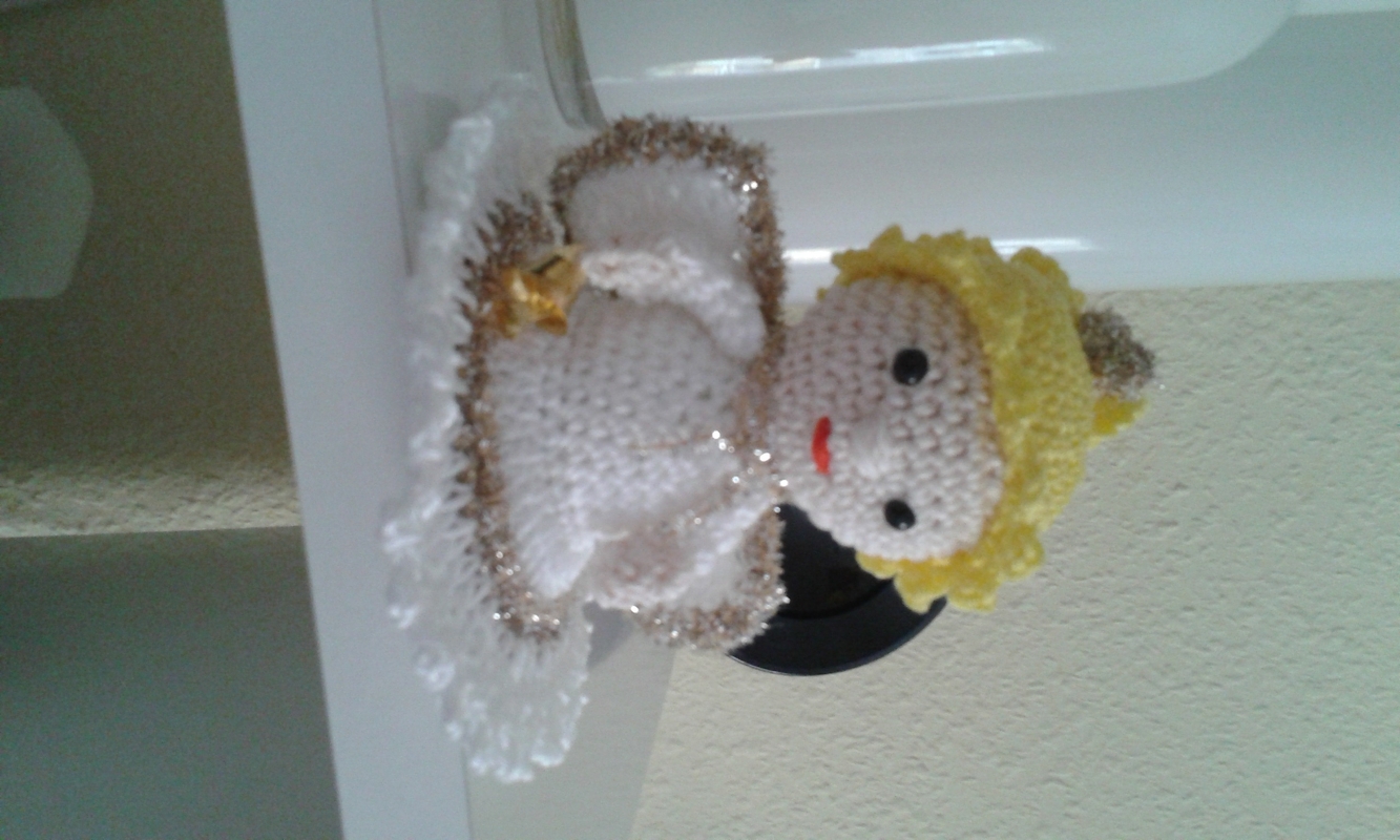 Häkelanleitungen für süße Engelchen, ca. 15 cm groß