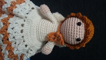 Häkelanleitungen für süße Engelchen, ca. 15 cm groß