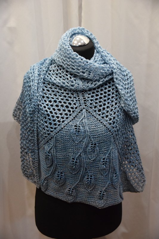 Strickanleitung Tuch stricken, Trachten Dreieckstuch stricken, Stola stricken Eryn