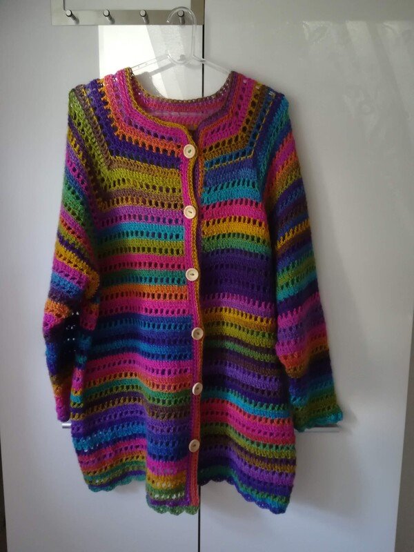 Weste &quot;Easy&quot;, RVO Häkelweste, alle Größen