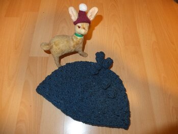 Schöne Mütze, Erweiterung mit Spiralbommeln.