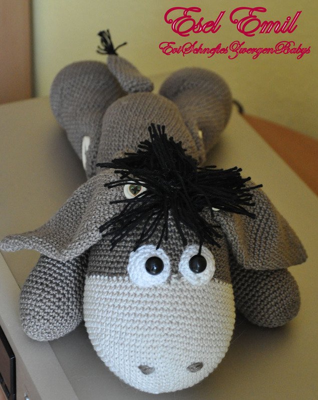 Esel Emil - Häkelanleitung/PDF