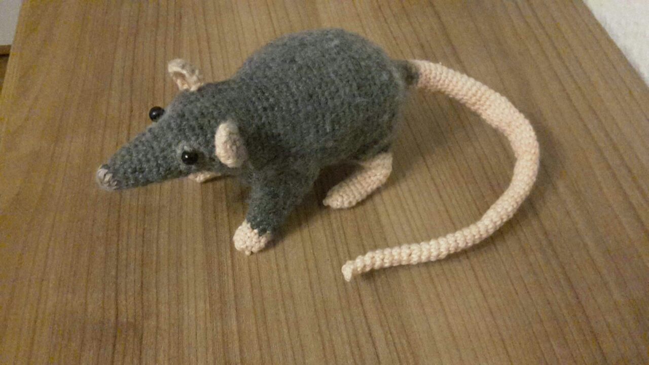 Ratte Häkelanleitung 