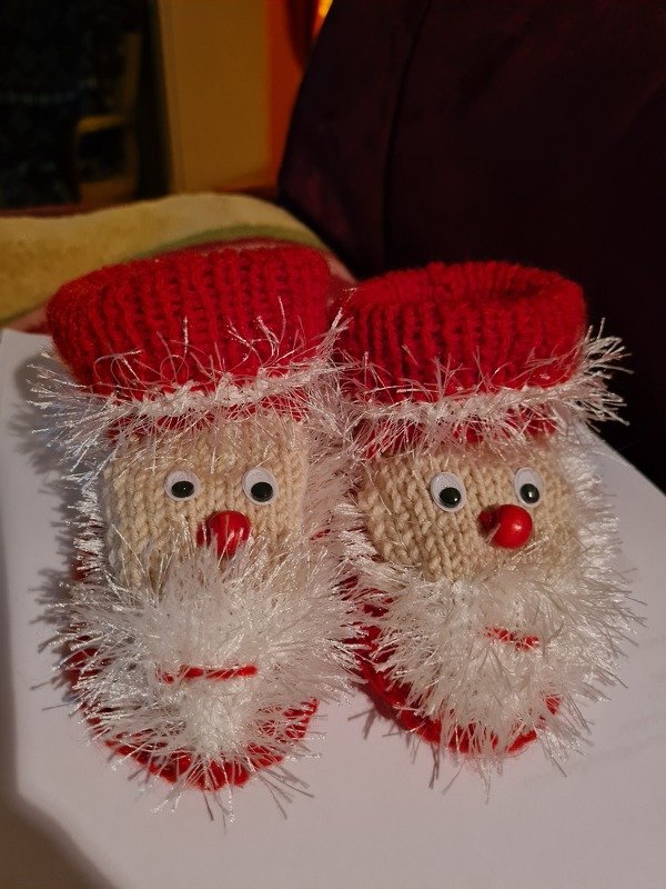 Strickanleitung - Babyschuhe - Nikolausschühchen