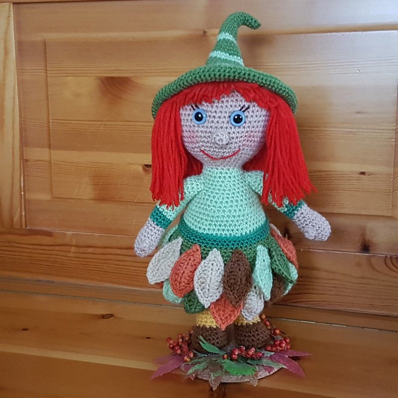 Häkelanleitung Herbsthexe Biggi