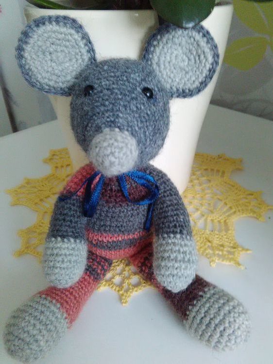 Häkelanleitung Mäuschen
