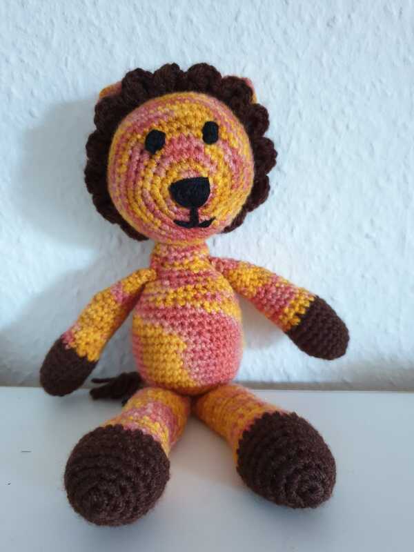 Häkelanleitung Löwe