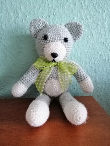 Hat Spaß gemacht, das Bärchen zu häkeln.