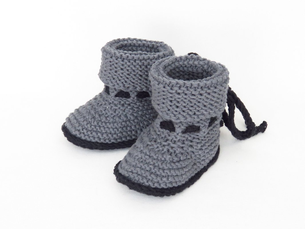 PDF Strickanleitung Babyschuhe Flower - Blume