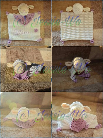 Hier einmal mein gehäkelt es Schnuffeltuch welches ein Geschenk für eine neue Erdenbürgerin ist.