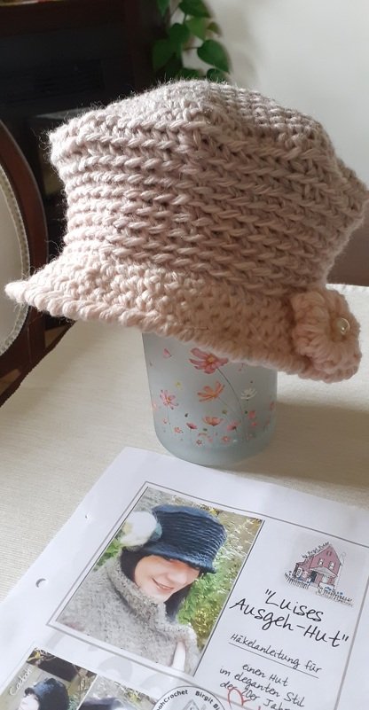 Hut häkeln, &quot;Luises Ausgeh-Hut&quot;, Mutter, Kind, Damenhut, Kinderhut, easy