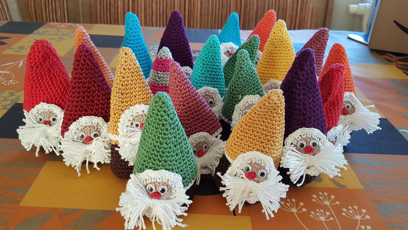 Häkelanleitung Adventskalender "Wichtelwunderwald"