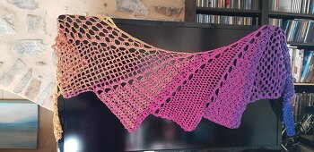 mein  tuch im Farbverlauf