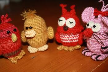 Das hat richtig Spaß gemacht, die Sweepies aus Set 1 und 2 nachzuhäkeln :)