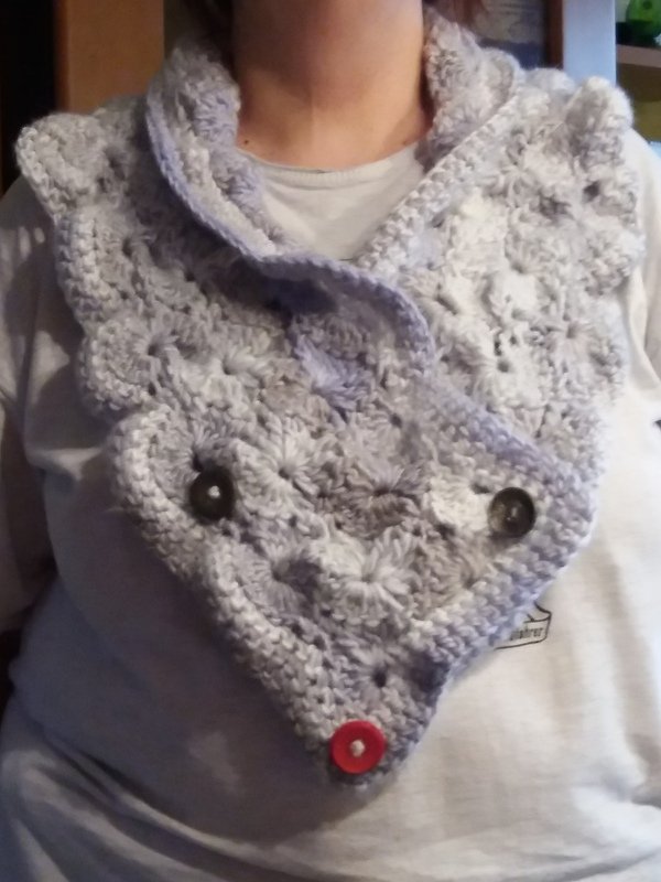 Häkelanleitung Schalkragen "Winterzeit"