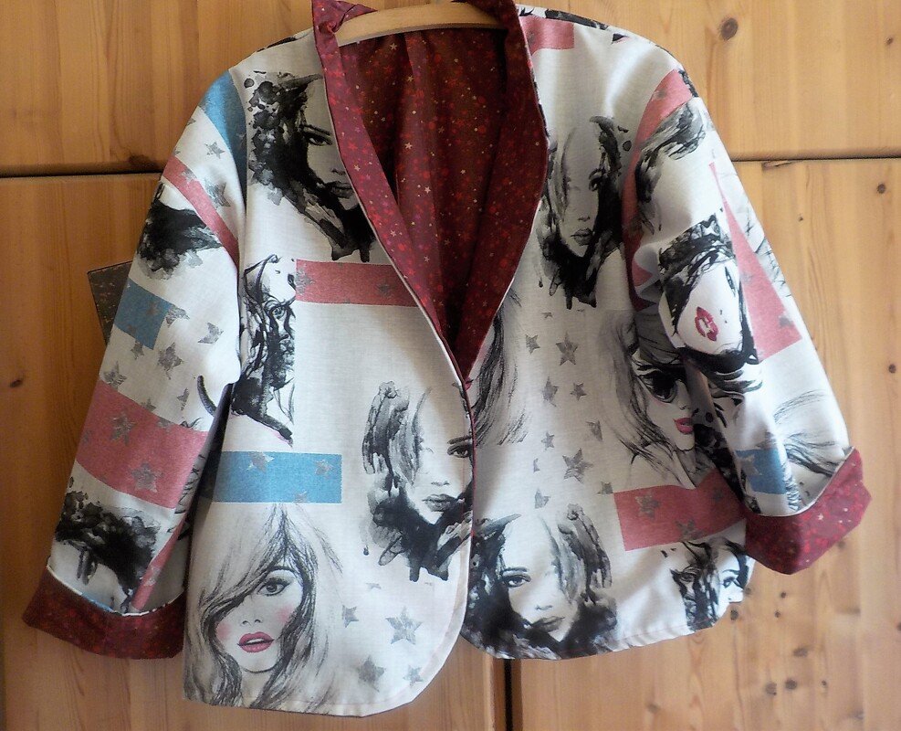 Boho *** E-Book Wende Jacke Blazer in 7 Größen XS-3XL Schnittmuster &amp; Nähanleitung - Nähen für Anfänger DIY Design von firstloungeberlin