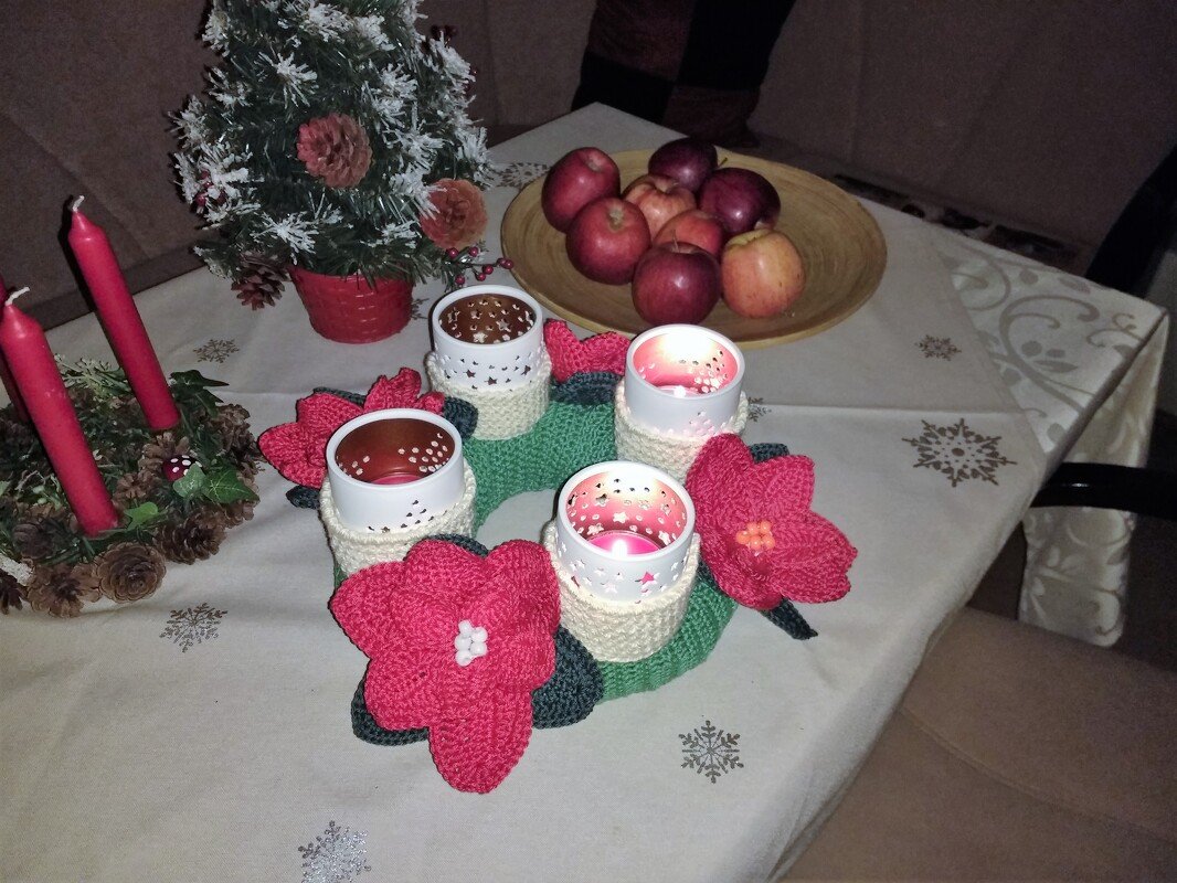 Weihnachtsstern - Häkelanleitung