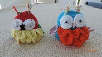 Die wollte ich probieren ein Baumwollgarn aber unterschiedliche Maschenzahl.
Die Anleitung ist super gut verständlich. Danke