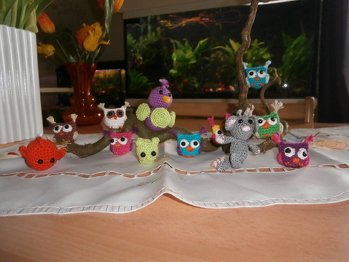 Die kleinen Eulenn sind Ruck Zuck fertig und erfreuen jeden. Habe bestimmt schon 40 Stück verschenkt.