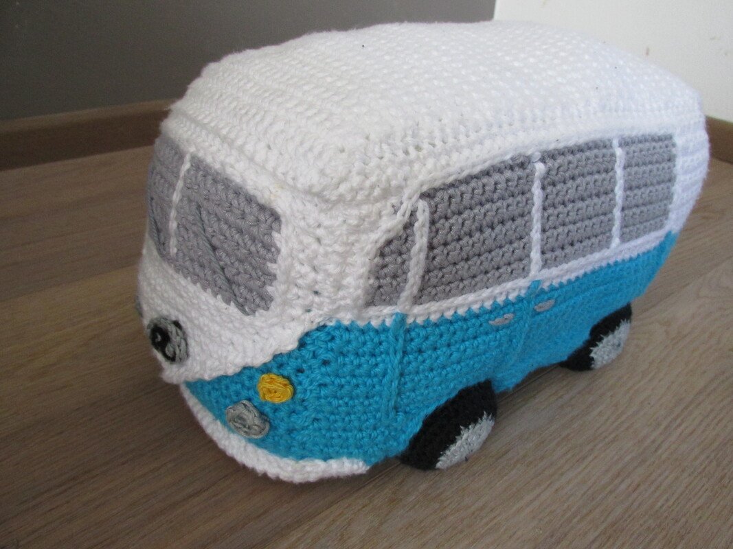 Flower Power Bus Häkelanleitung