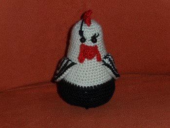 Es war erst die Henne , danach kam der Hahn.