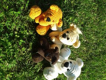 sehr einfach zu arbeitende Teddybären