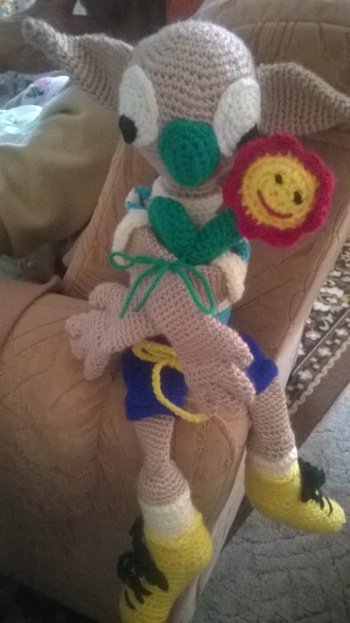 Dieser Eumel gehört jetzt meinem Bruder, zum 60. Geburtstag.