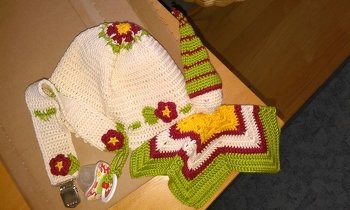 Das Babyset war super einfach zu machen und der frischgebackenen Mama hat es sehr gut gefallen :-)