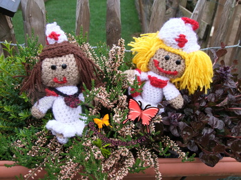 Krankenschwester Kitte und ihre Kollegin