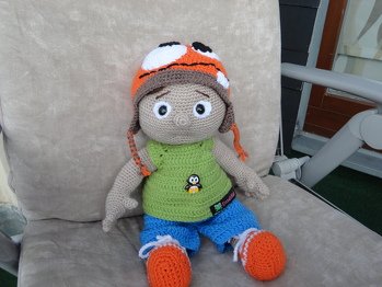 gehäkelt nach einer Anleitung von HawaDesigns