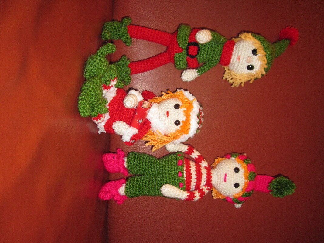 Weihnachtswichtel - Weihnachtselfen - Christmas Elf - Häkelanleitung