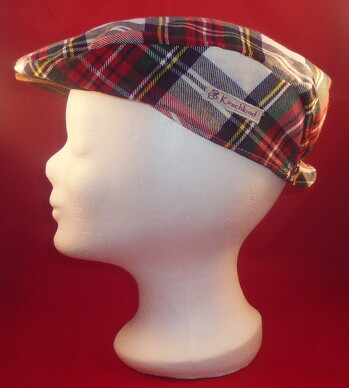Schiebermütze in Karo