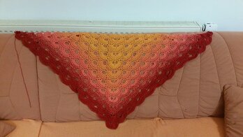 Dies ist mein allererstes Virustuch- nach dem 2. Anlauf hat es wunderbar geklappt.