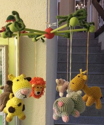 Mein Mobile - Beschütz-mich-Freunde
alle Tierchen nach Anleitung Jana Ganseforth
WOLLOWBIES